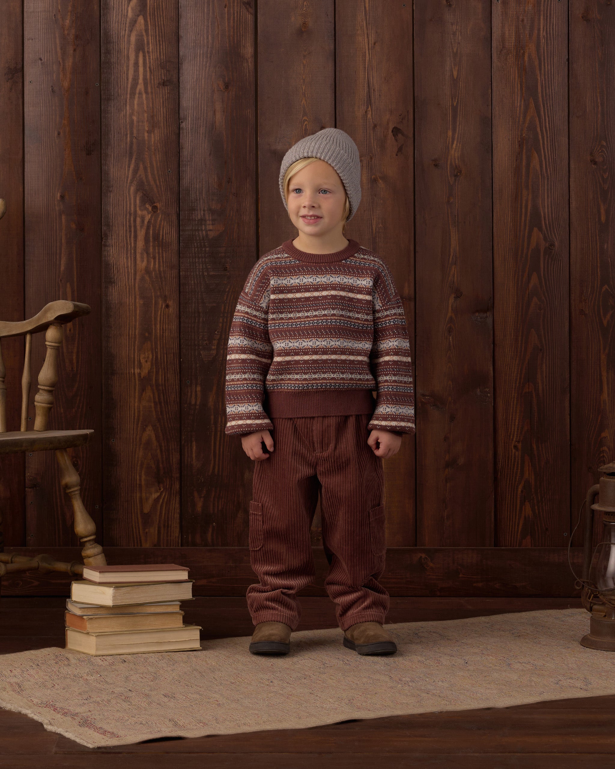 Rylee + Cru - Pull Aspen rayé multicolore