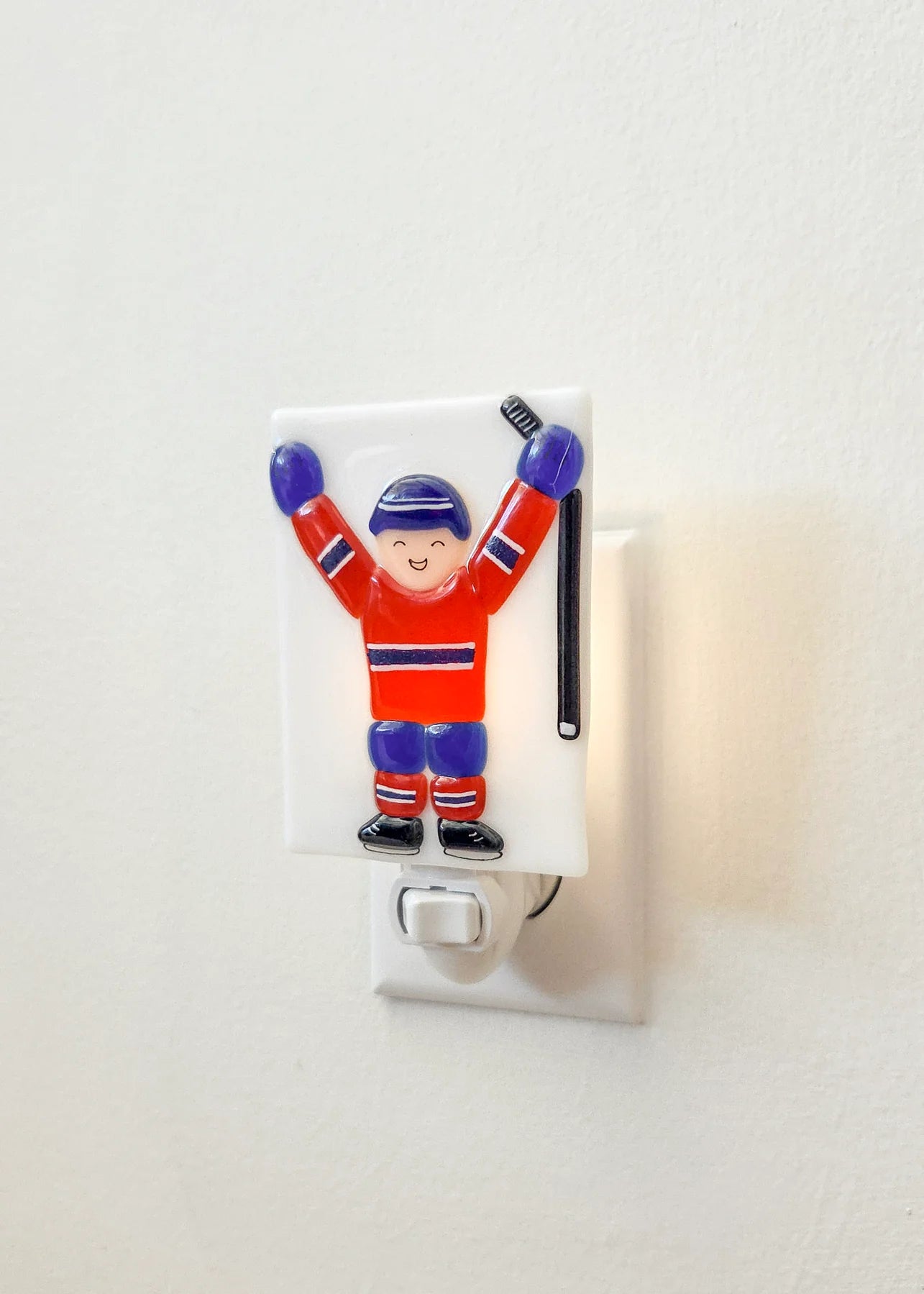 Veille Sur Toi - Hockey Player Night Light
