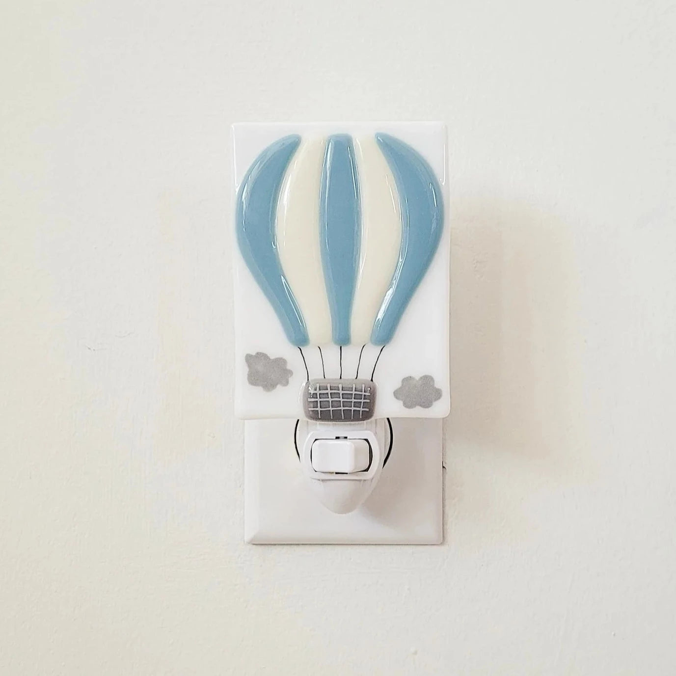 Veille Sur Toi - Veilleuse Montgolfière Bleu