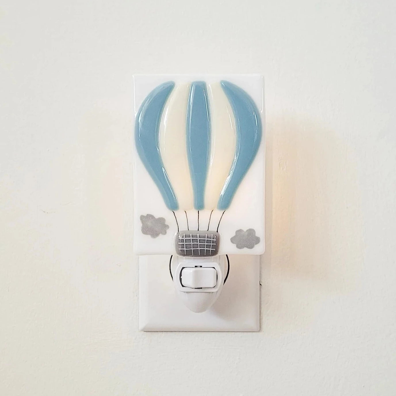 Veille Sur Toi - Veilleuse Montgolfière Bleu