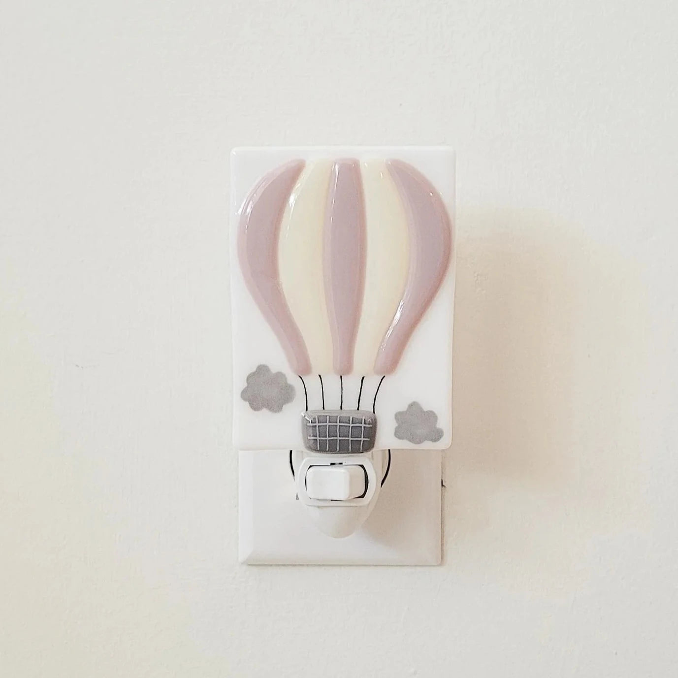 Veille Sur Toi - Veilleuse Montgolfière Rose