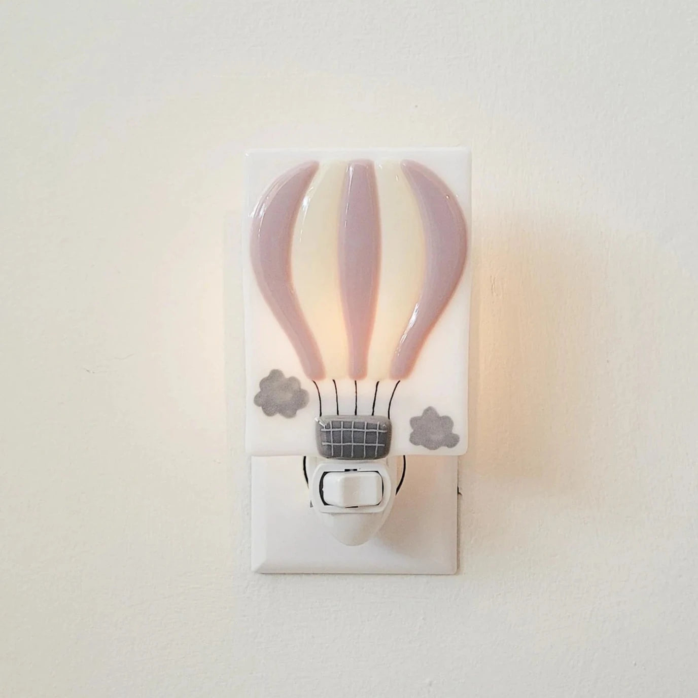 Veille Sur Toi - Veilleuse Montgolfière Rose