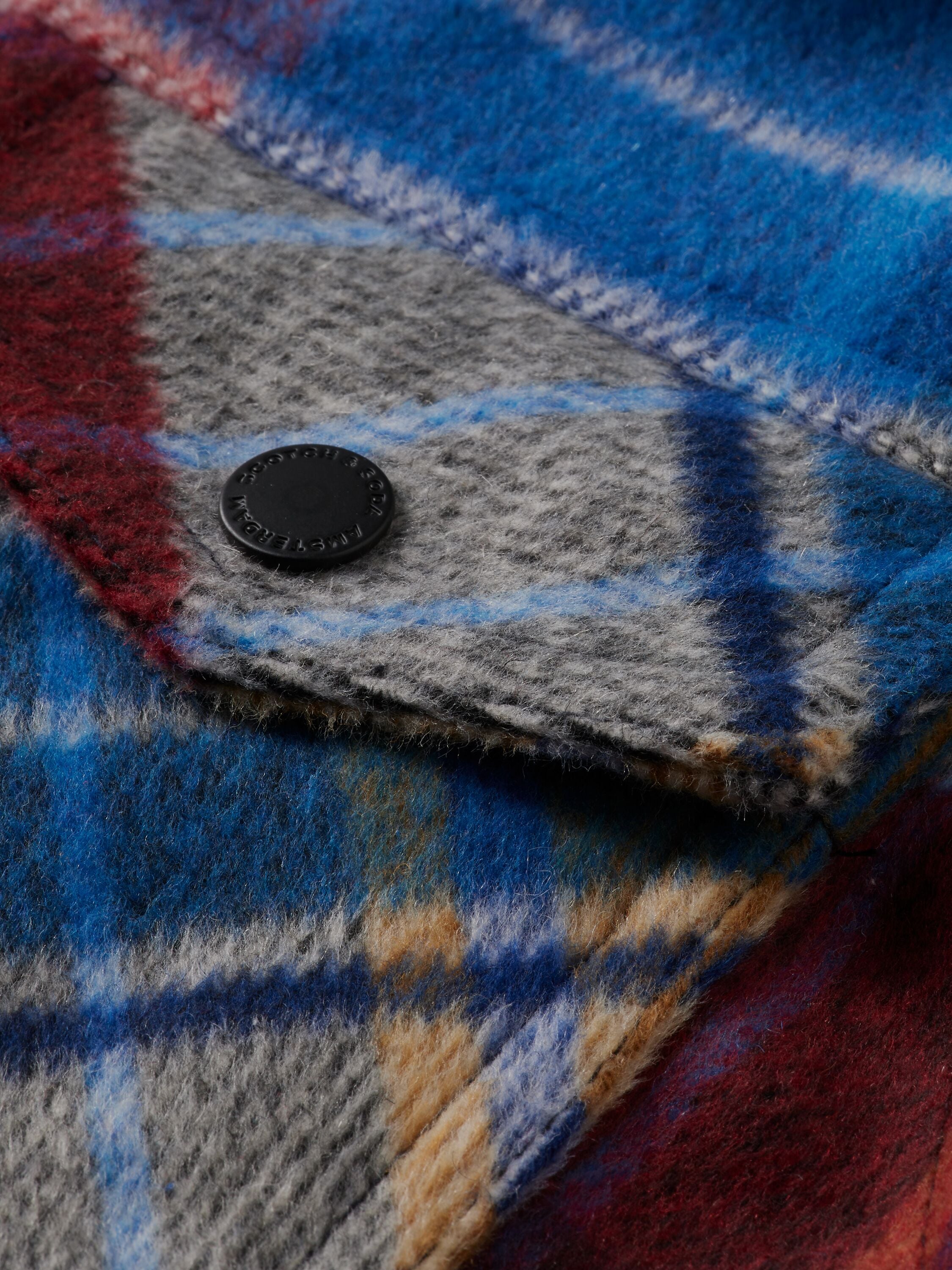 Scotch & Soda - Veste à Carreaux Doublée en Polaire