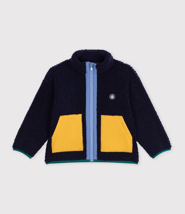 Petit Bateau - Manteau ouatiné en sherpa