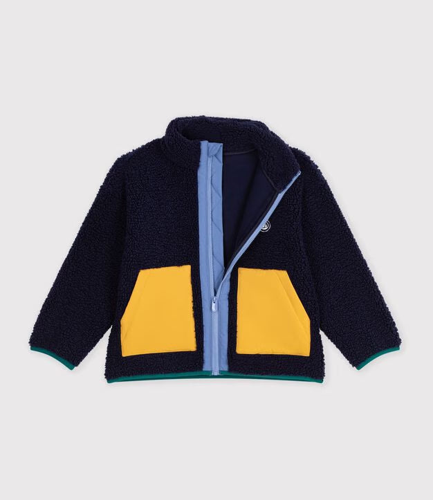 Petit Bateau - Manteau ouatiné en sherpa