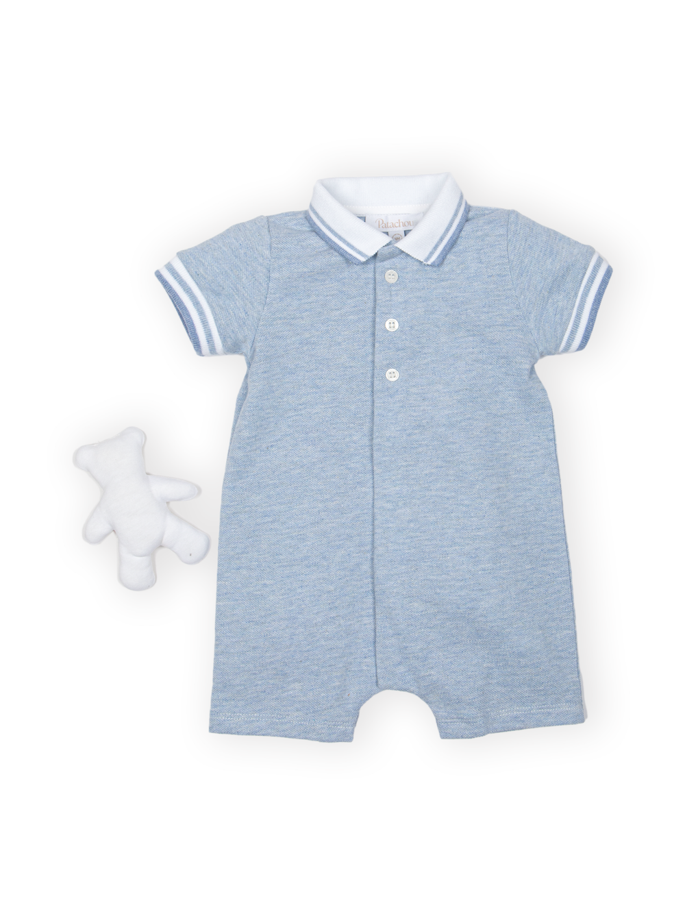 Patachou - Combinaison blanche et bleue