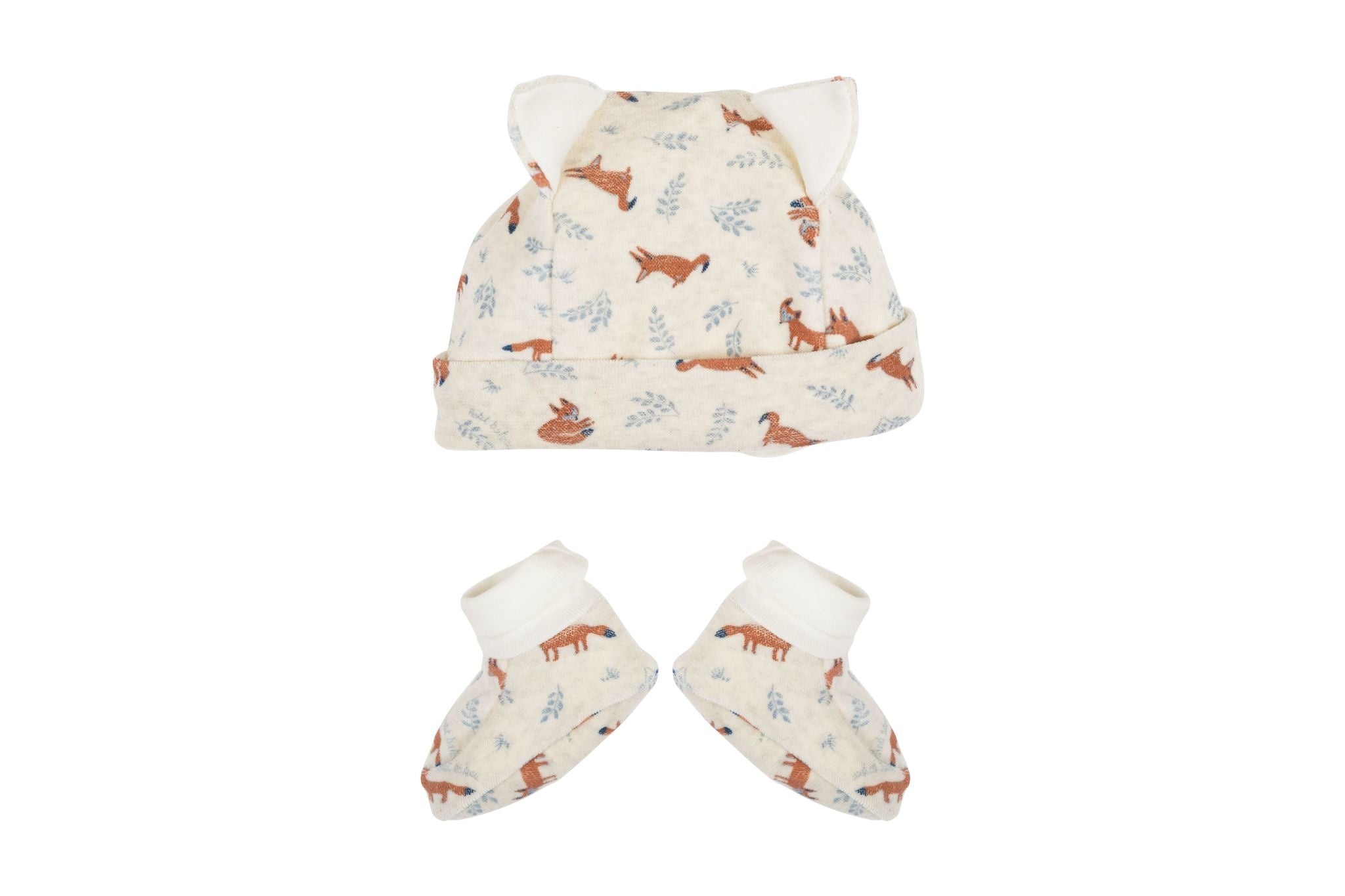 Petit Bateau - Bonnet + Chaussons Mon/Mu