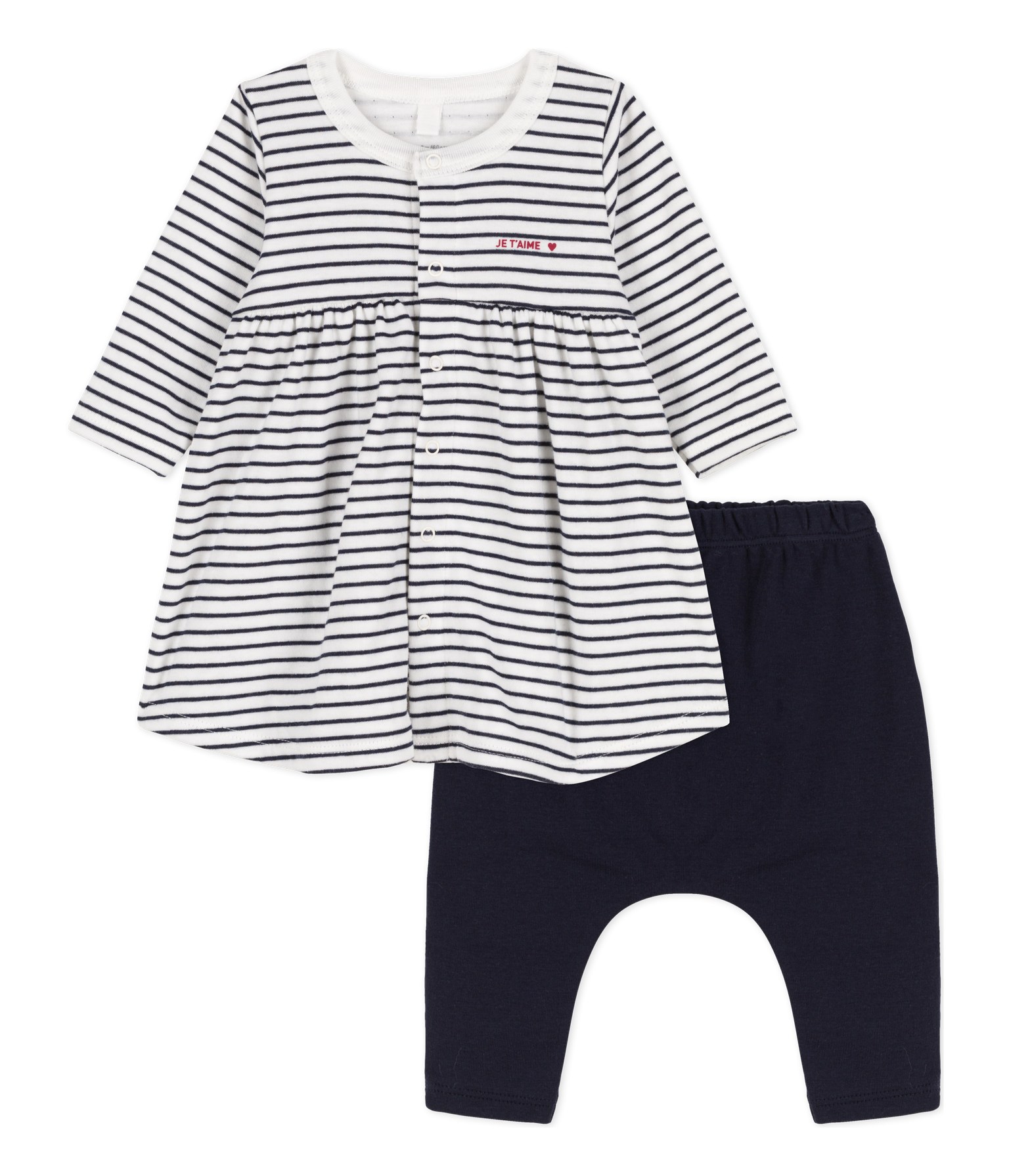 Petit Bateau - Robe + Legging Ava/Mul