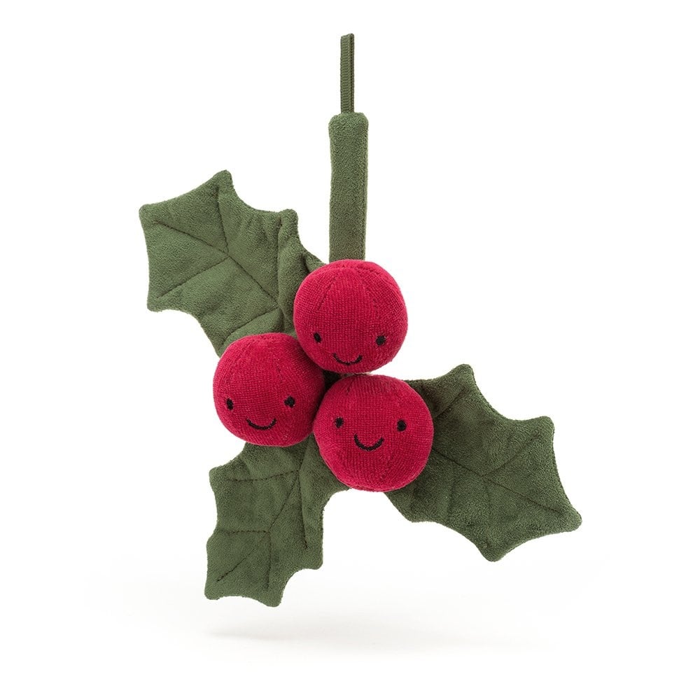 Jellycat - Amuseable Holly Green Red