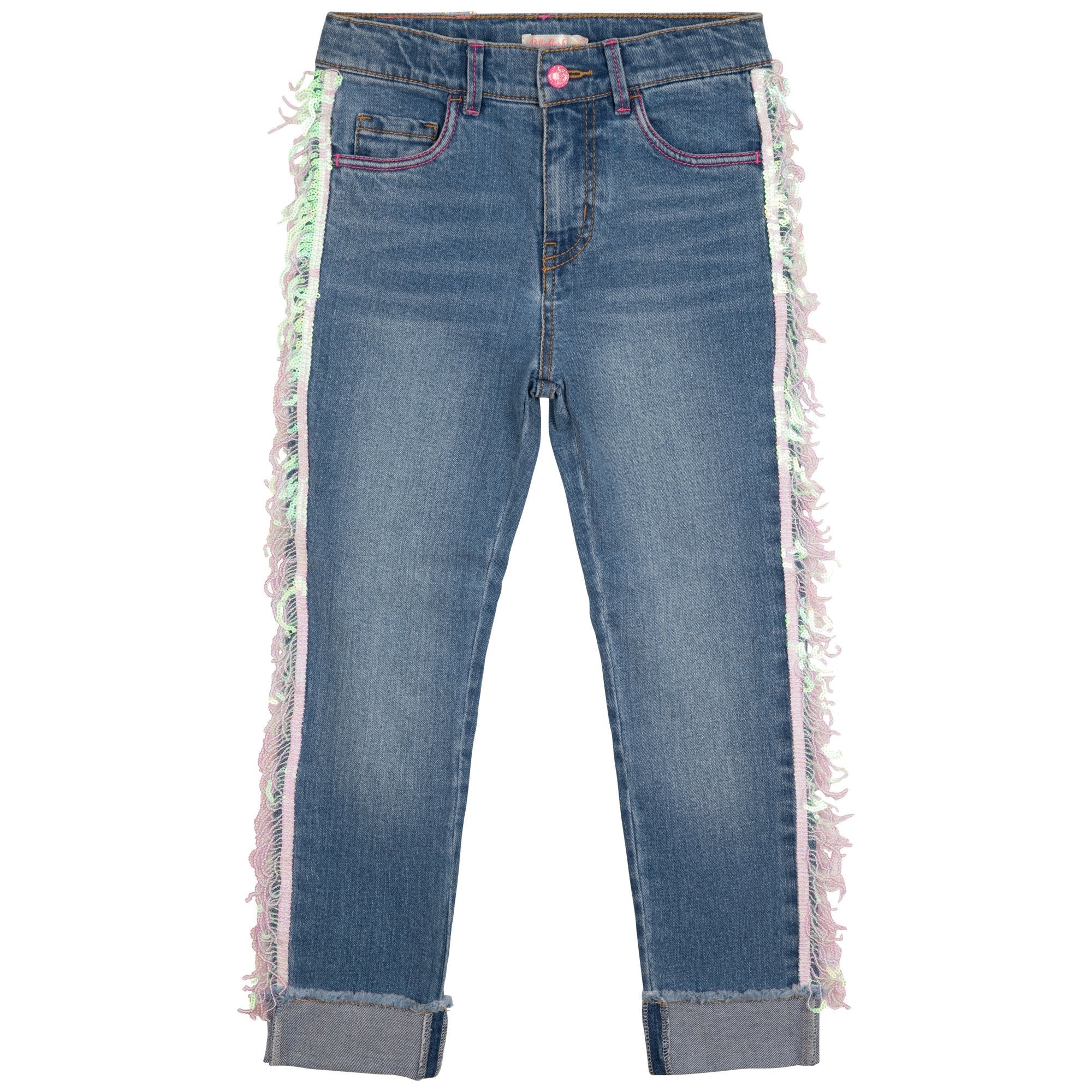Billieblush Denim Sequin Pants