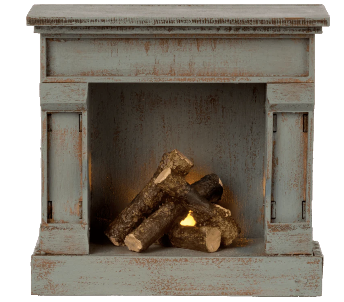 Maileg - Vintage Blue Fireplace