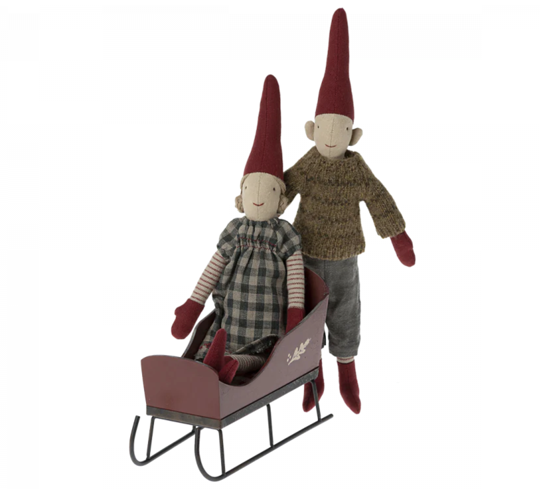Maileg - Red sleigh