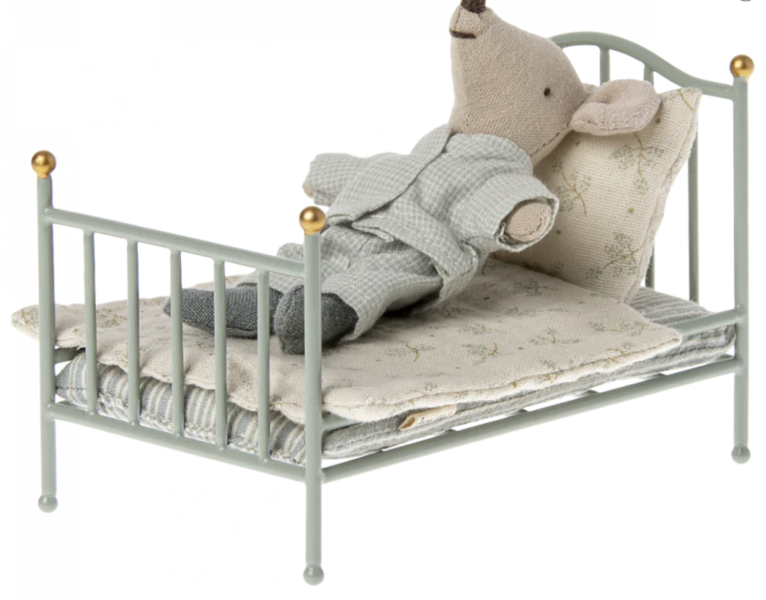 Maileg - Metal mouse bed