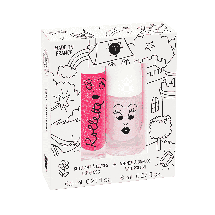 Nailmatic - Coffret Duo Brillant à Lèvres et Vernis Fairytales
