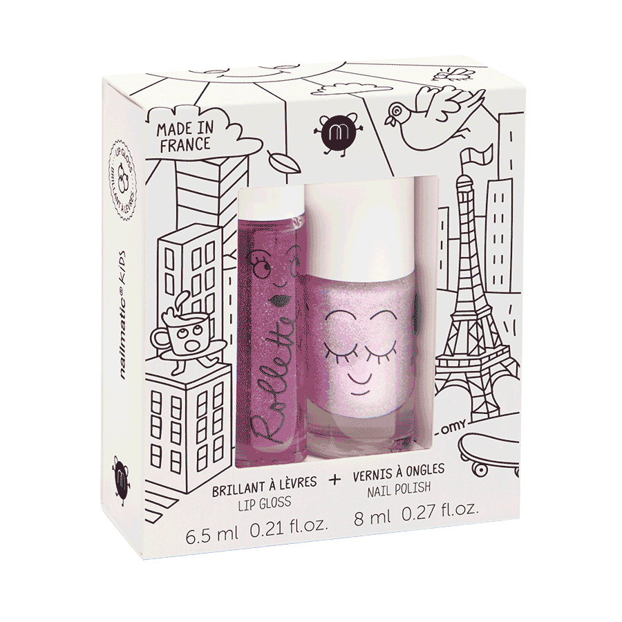 Nailmatic - Coffret Duo Brillant à Lèvres et Vernis Lovely City