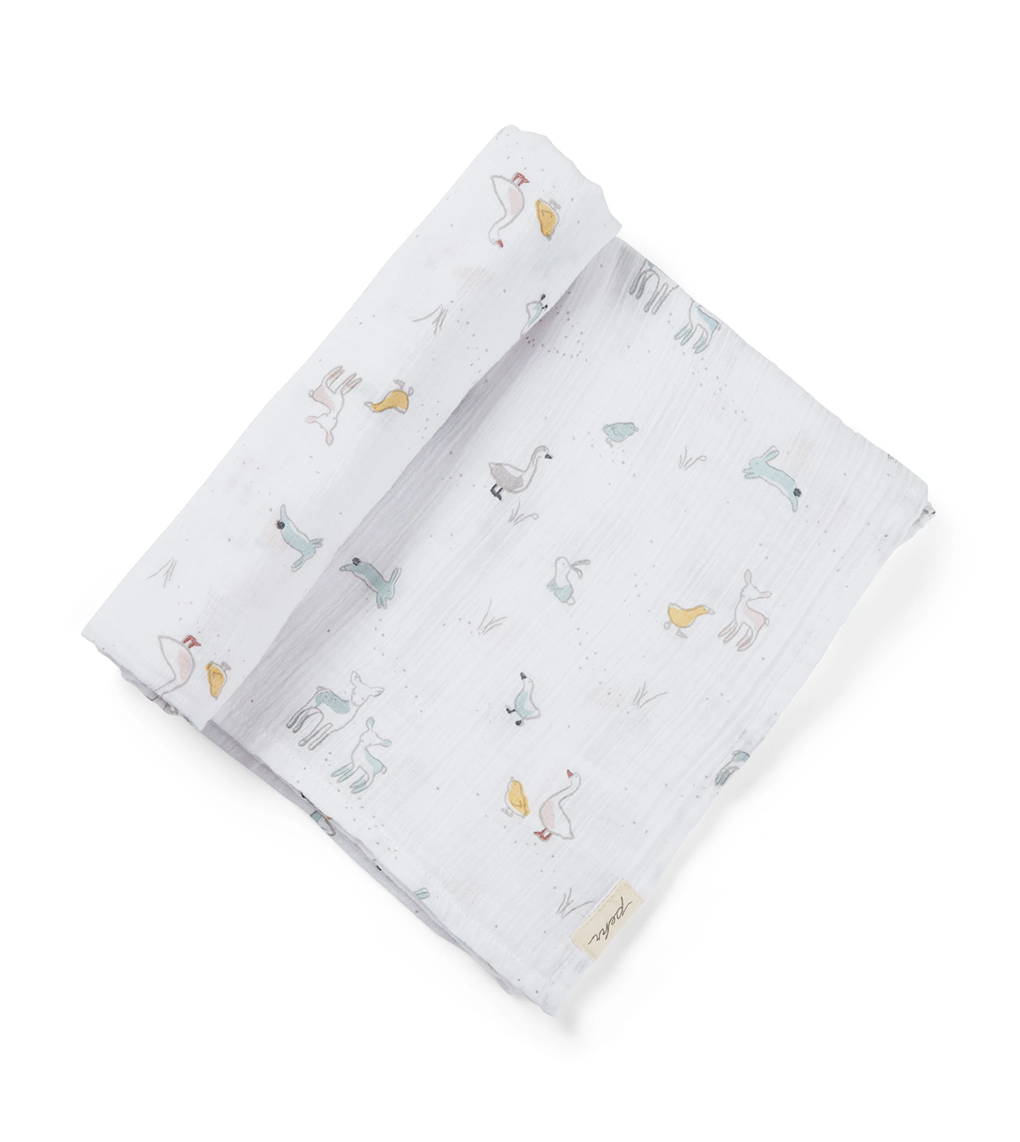 Pehr - Couverture En Mousseline Organique Just Hatched