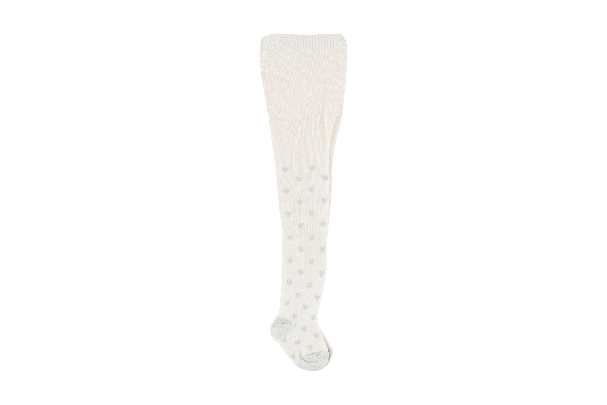 Petit Bateau - Collant 01 Marshmallow/Argent