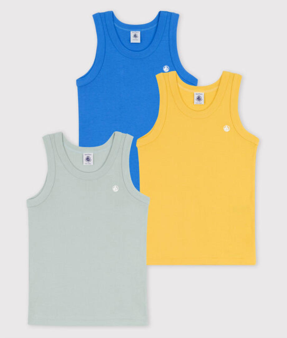 Petit Bateau - 3 Débardeurs