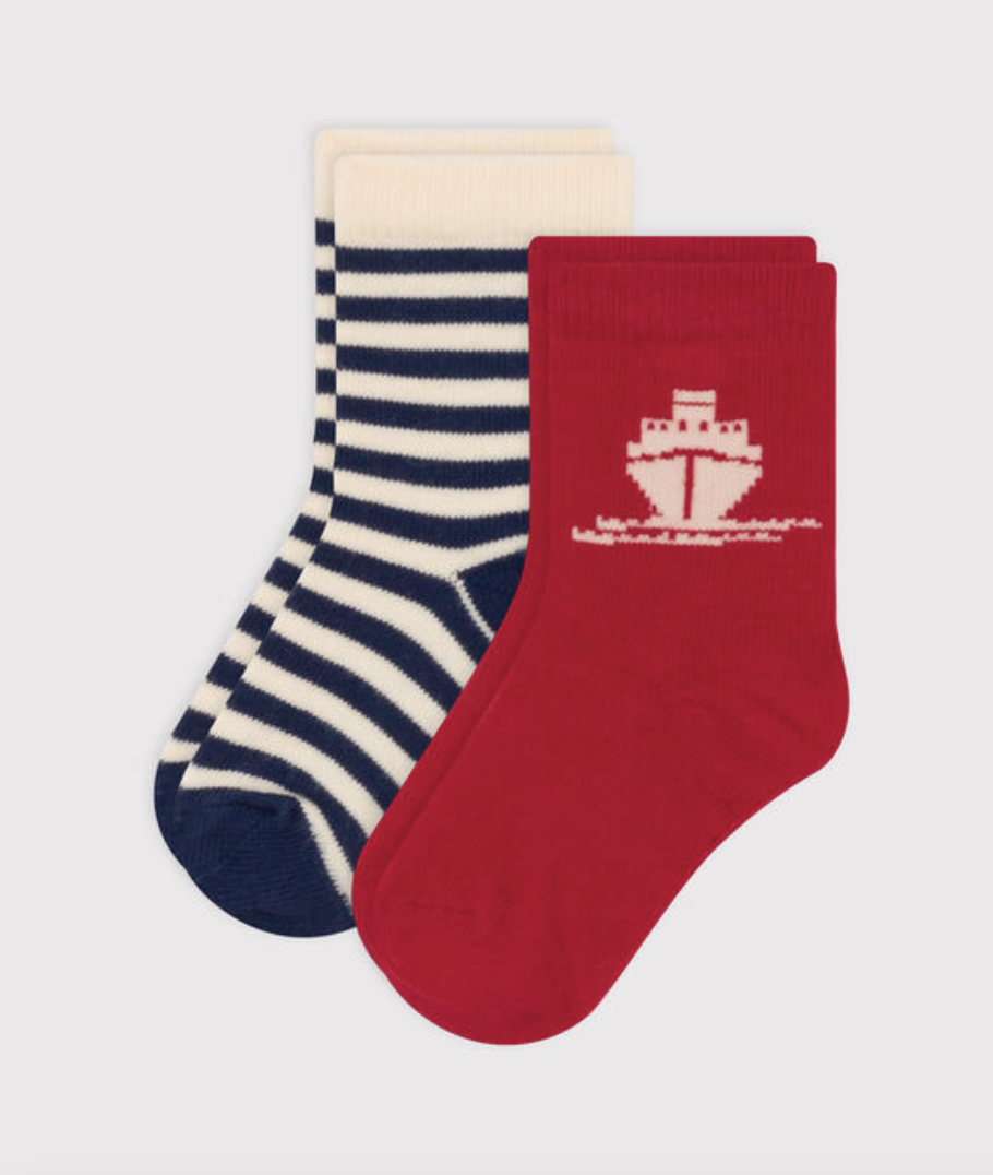 Petit Bateau - 2 Paires Chaussettes Variante 1