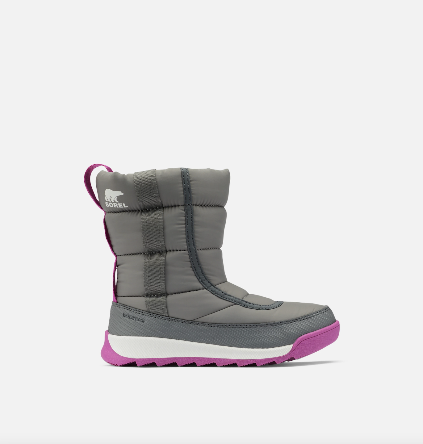 Sorel - Childrens Whitney Ii Puffy Mid Wp Quarry, Grill