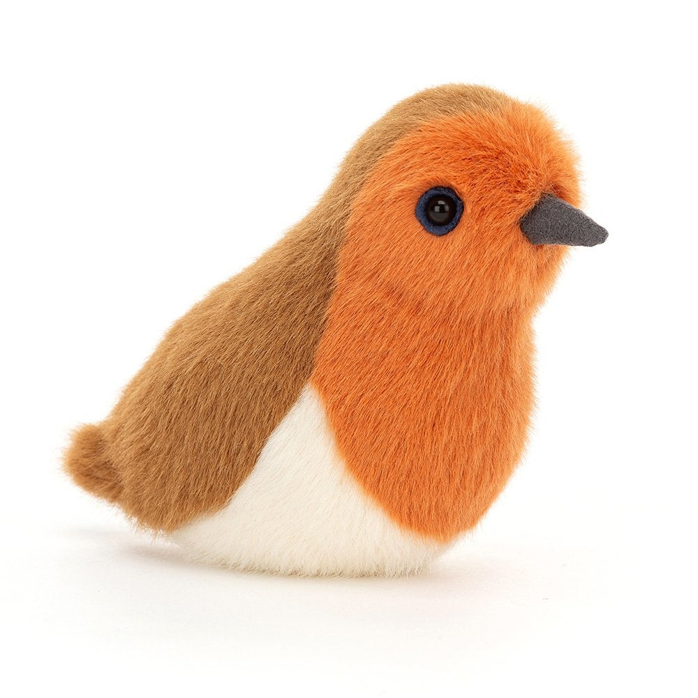 Jellycat - Birdling Robin Orange Brown