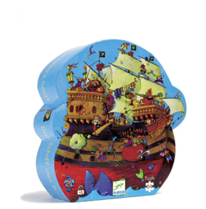 Djeco - Silhouette Puzzle: Barbarossa Ship