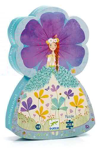 Djeco - Puzzle Silhouette: Princesse Du Printemps