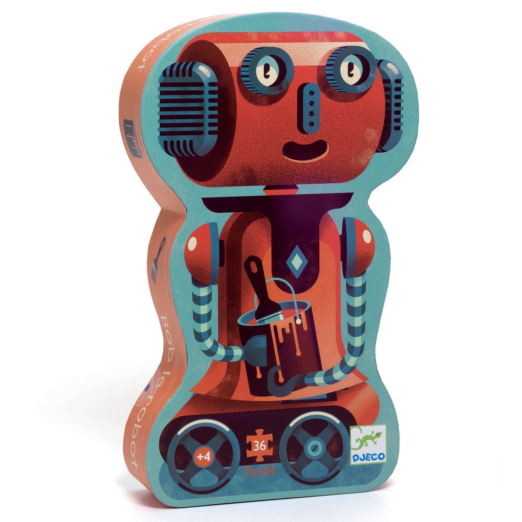 Djeco - Silouhette/Bob The Robot Puzzle