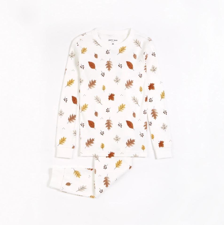 Petit Lem - Ens. Pyjama Feuilles