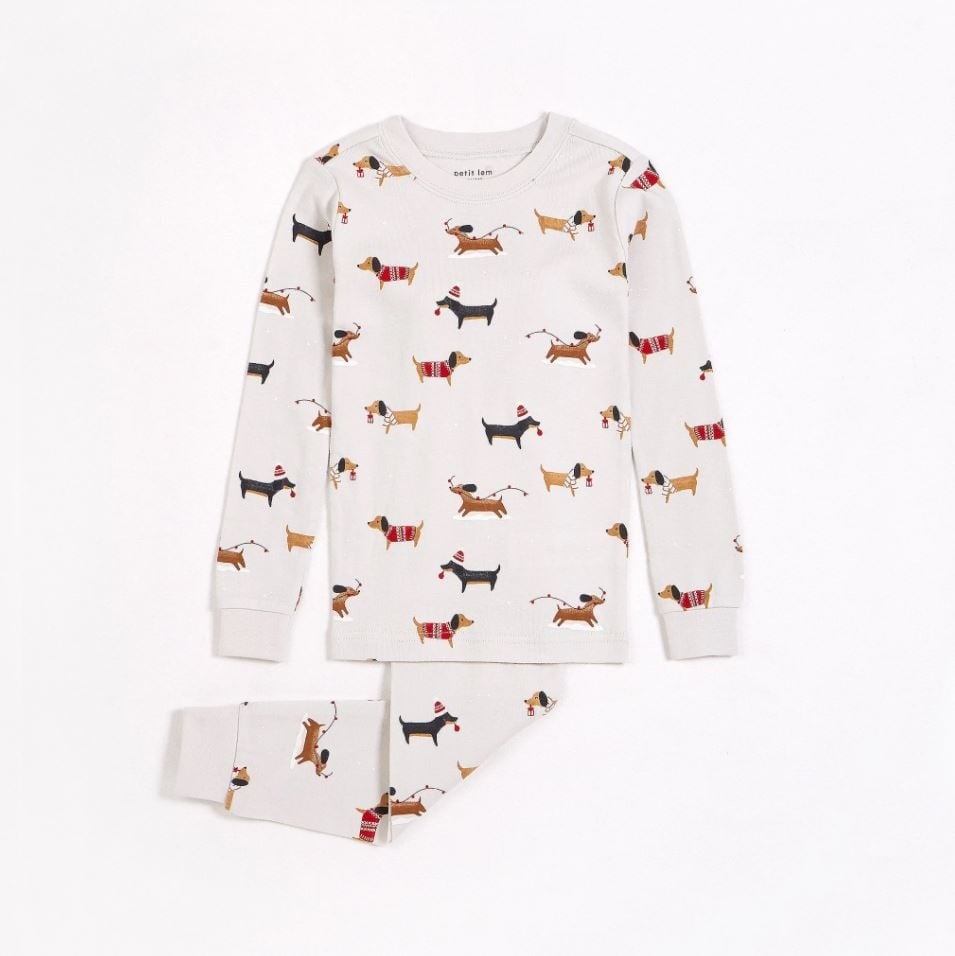 Petit Lem - Ens. Pyjama Chiens de Noël