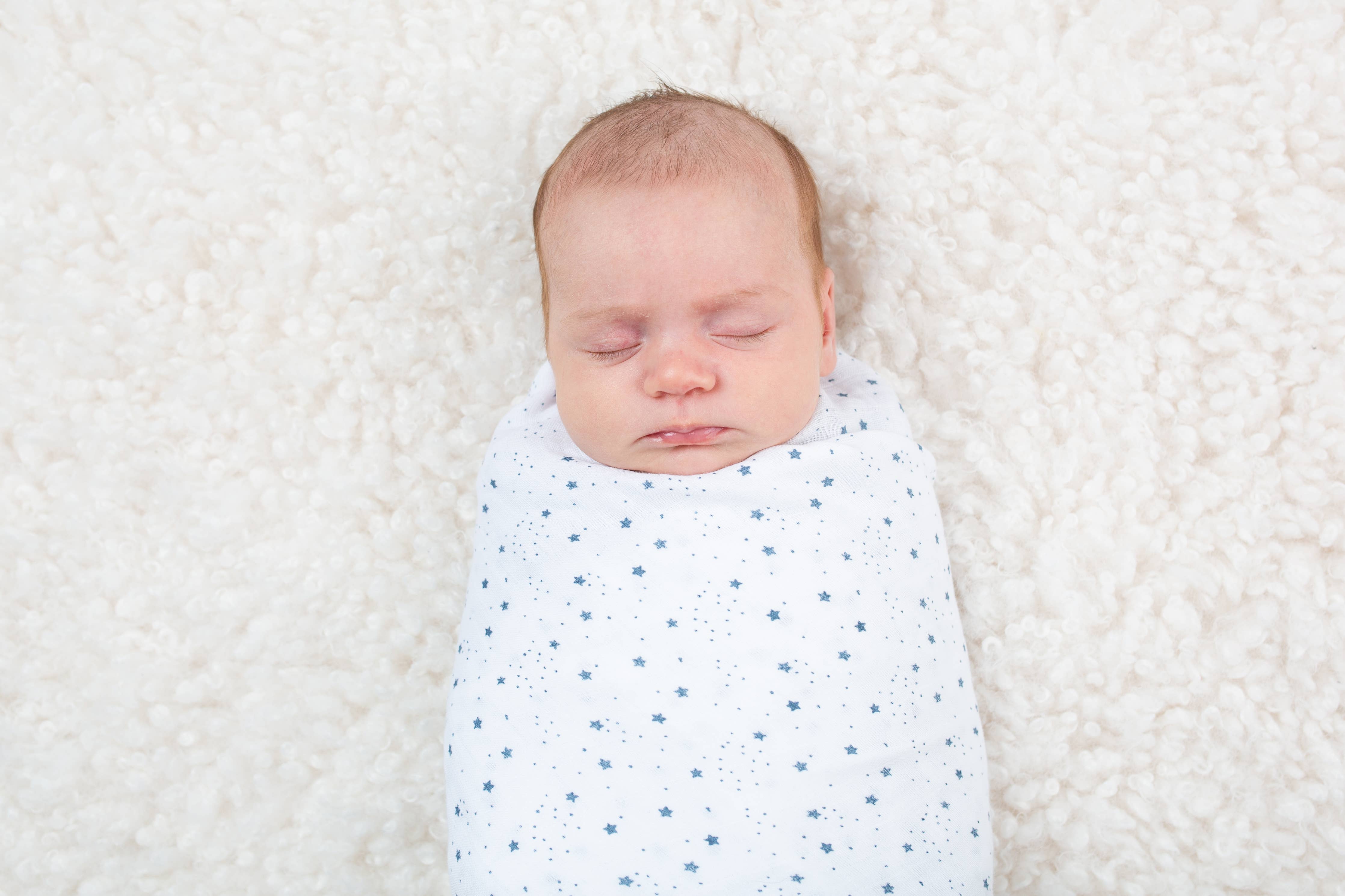 Lulujo - Cotton Muslin Swaddle Blanket - Stars