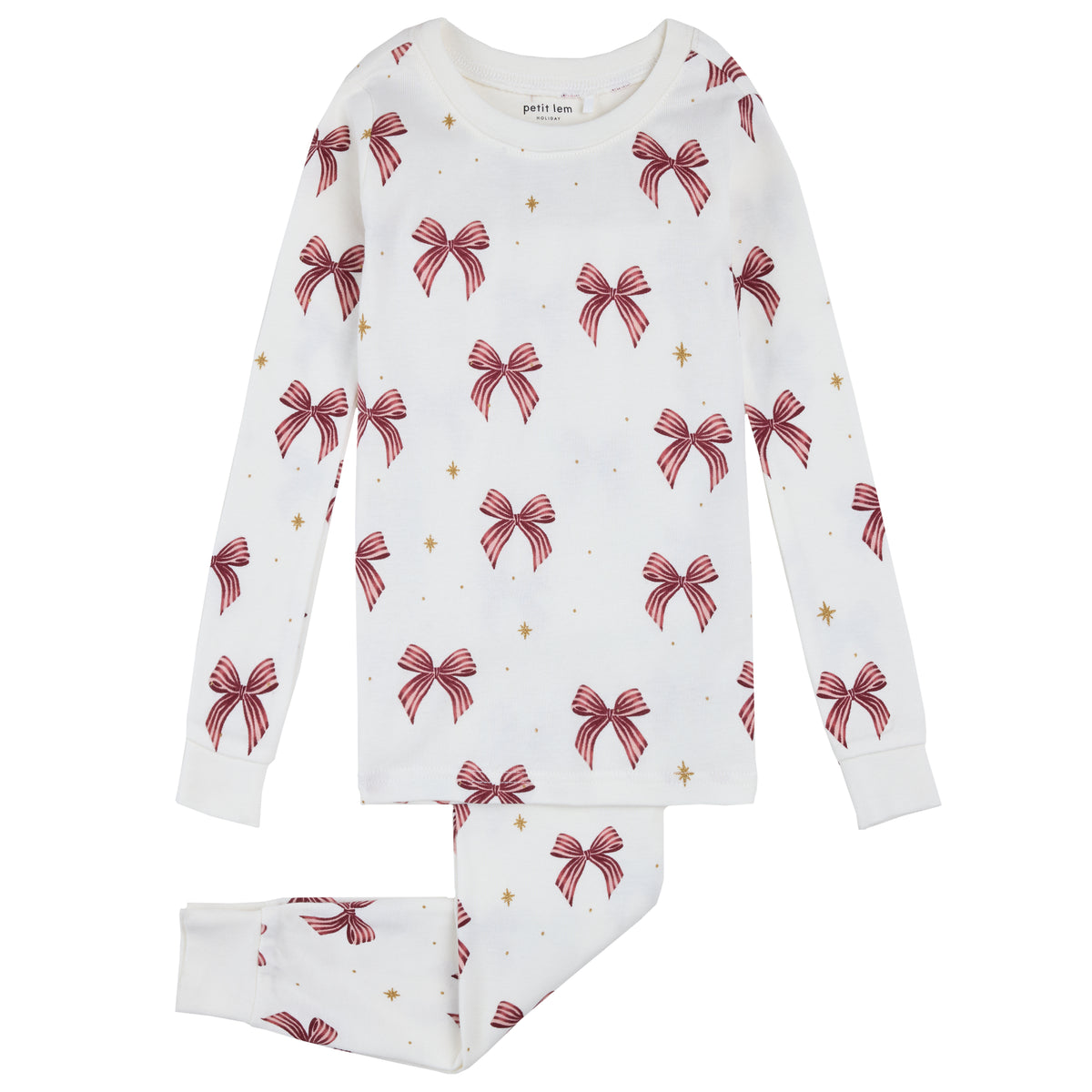 Petit Lem – 2-Piece Bow Pyjama Set
