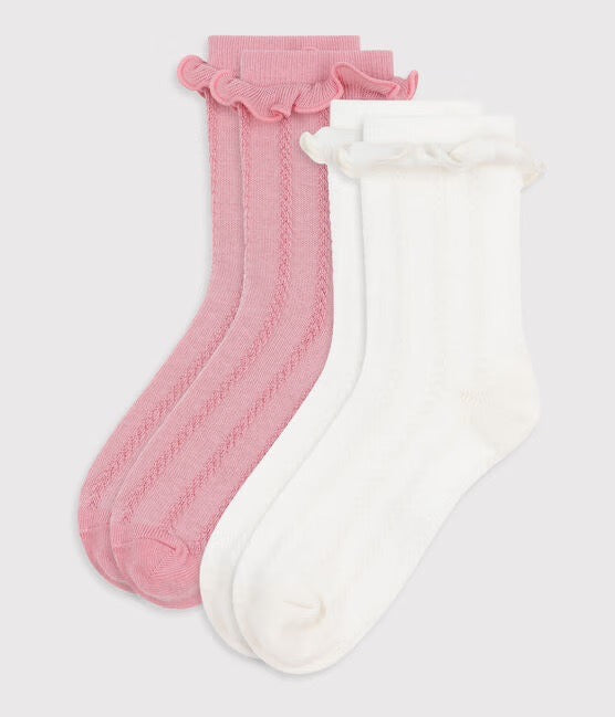 Petit Bateau - Lot de 2 Paires de Chaussettes