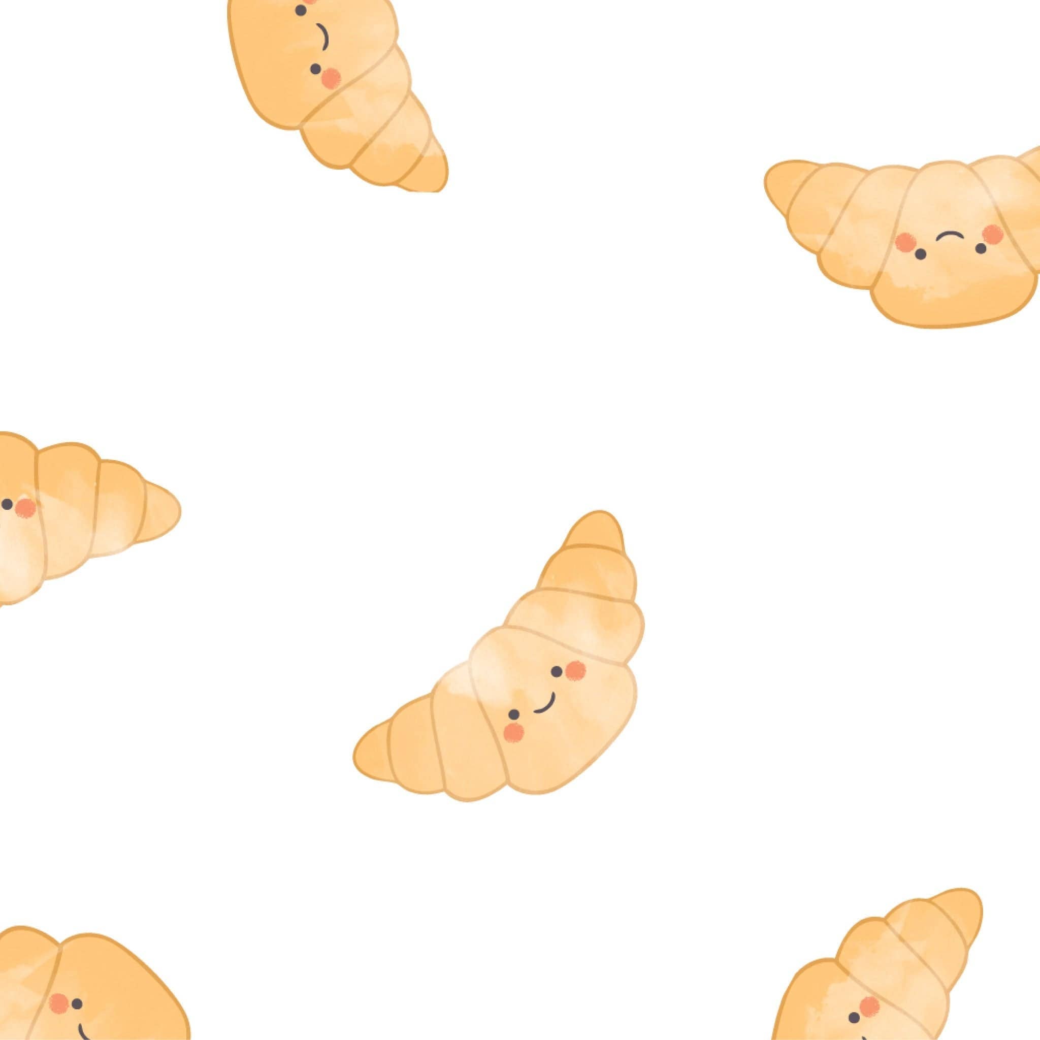 Perlimpinpin - Cotton Muslin Swaddle - Croissants