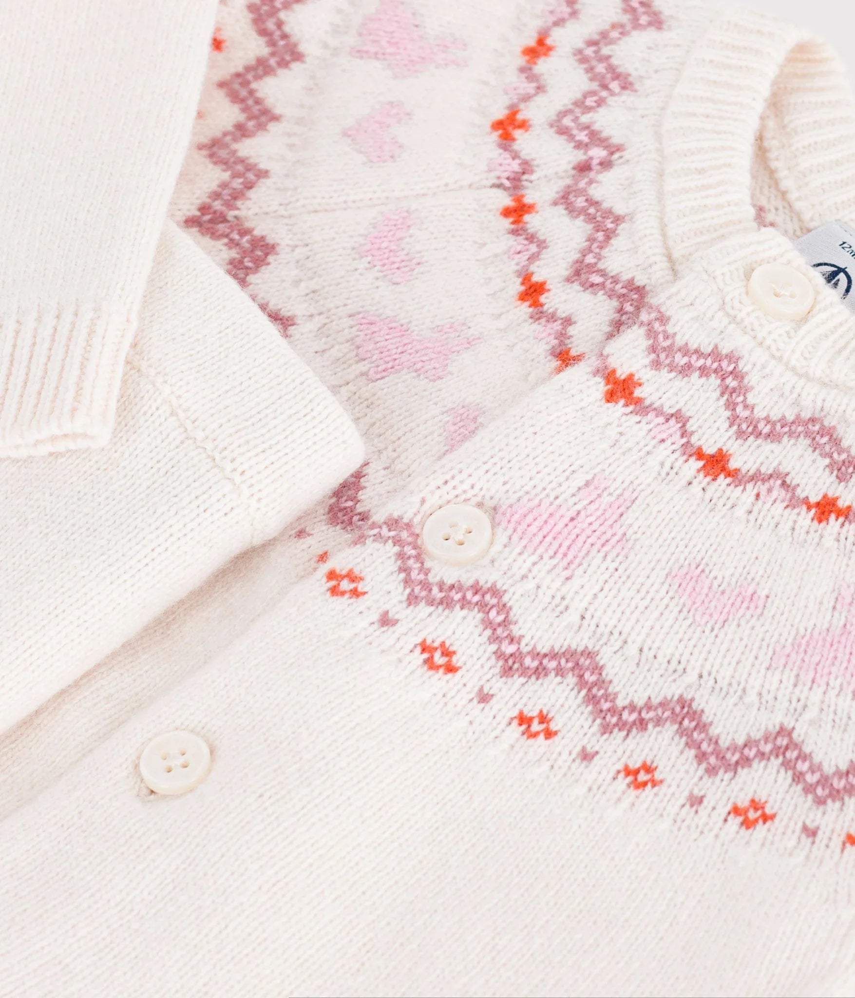 Petit Bateau - Ensemble bébé en tricot à motif jacquard