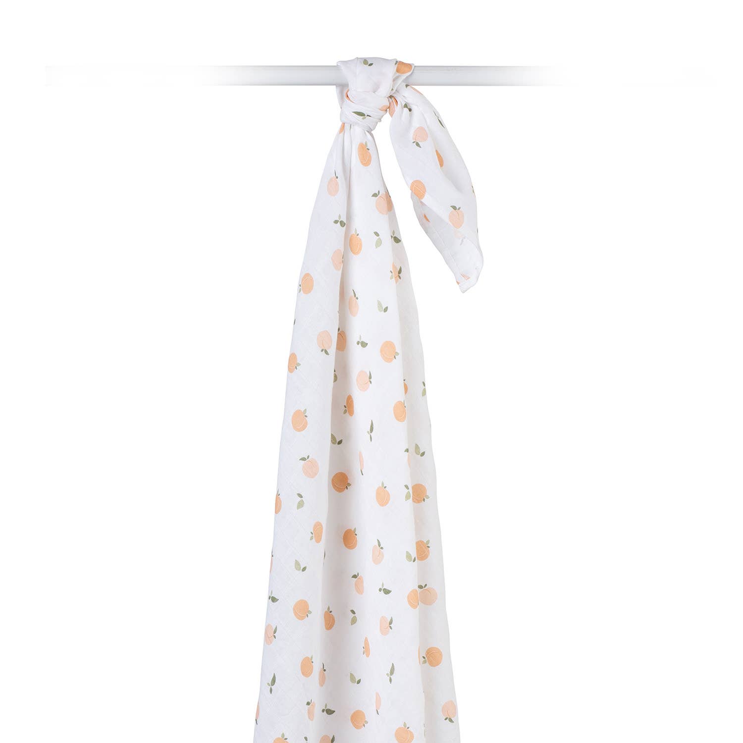 Lulujo - Couverture d'emmaillotage en coton mousseline - Pêches