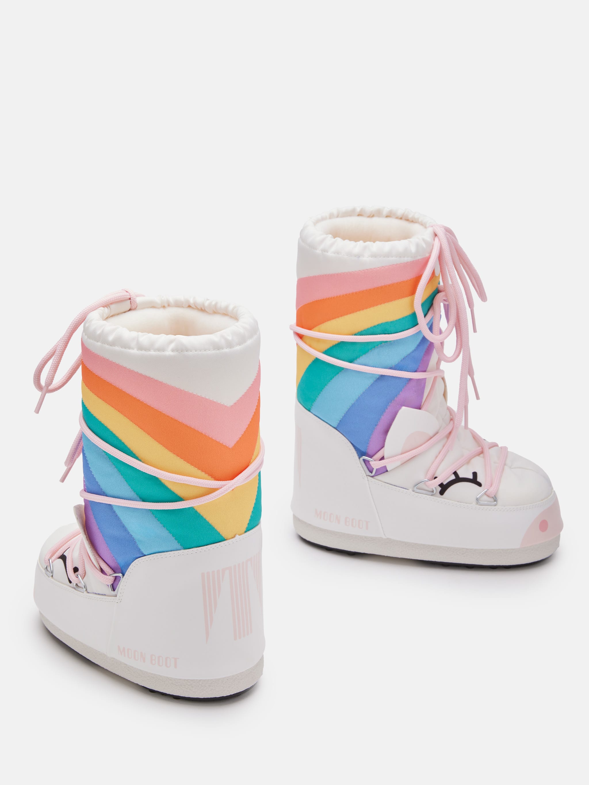 Moon Boots - Kids Icon Rainbow Nylon Snow Boots