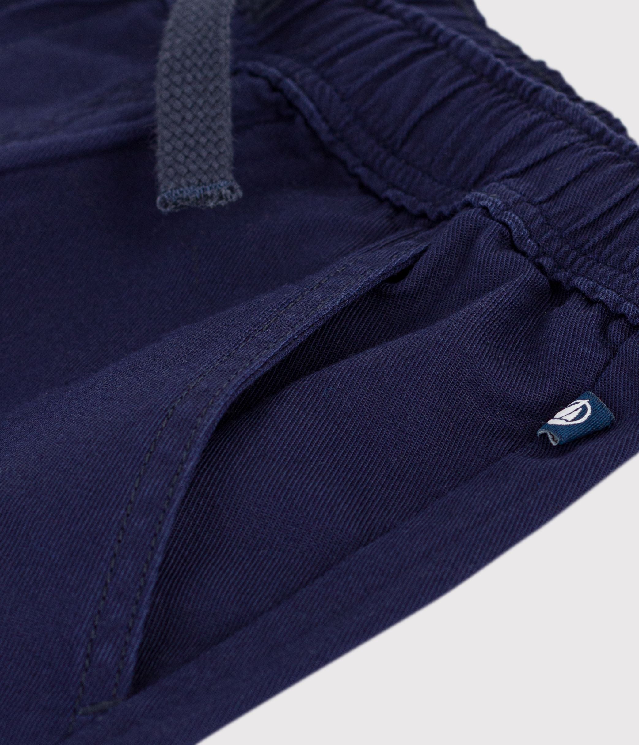 Petit Bateau - Children's Bermuda shorts in plain cotton