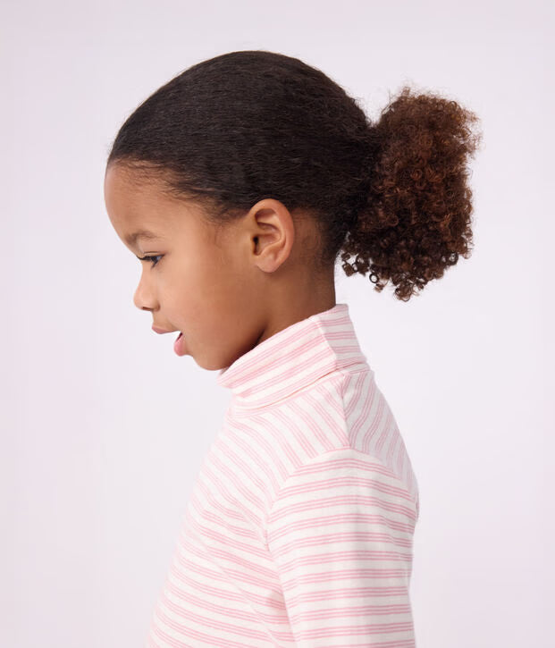 Petit Bateau - Sous-pull enfant en coton à rayures