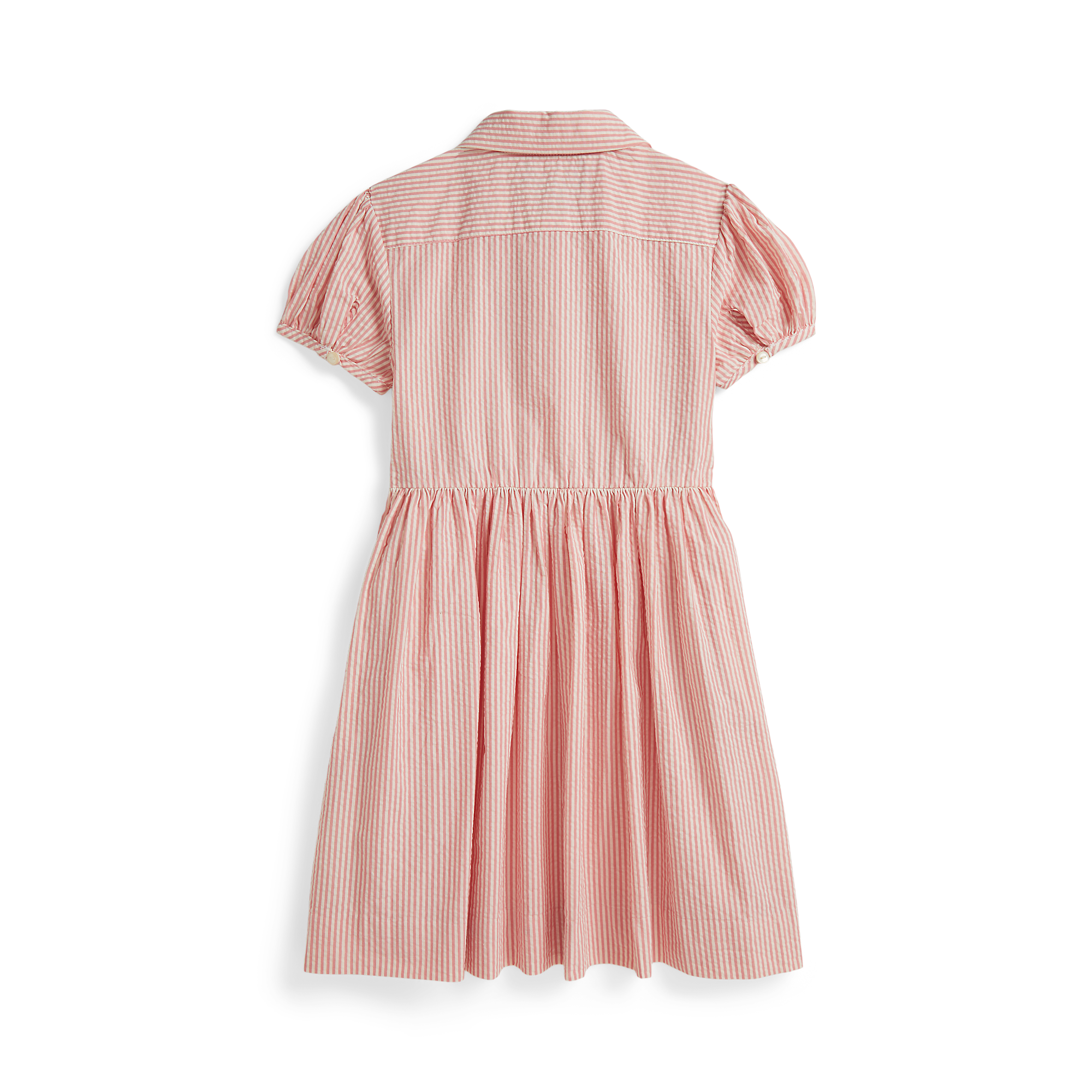 Polo Ralph Lauren - Robe en coton seersucker rayé