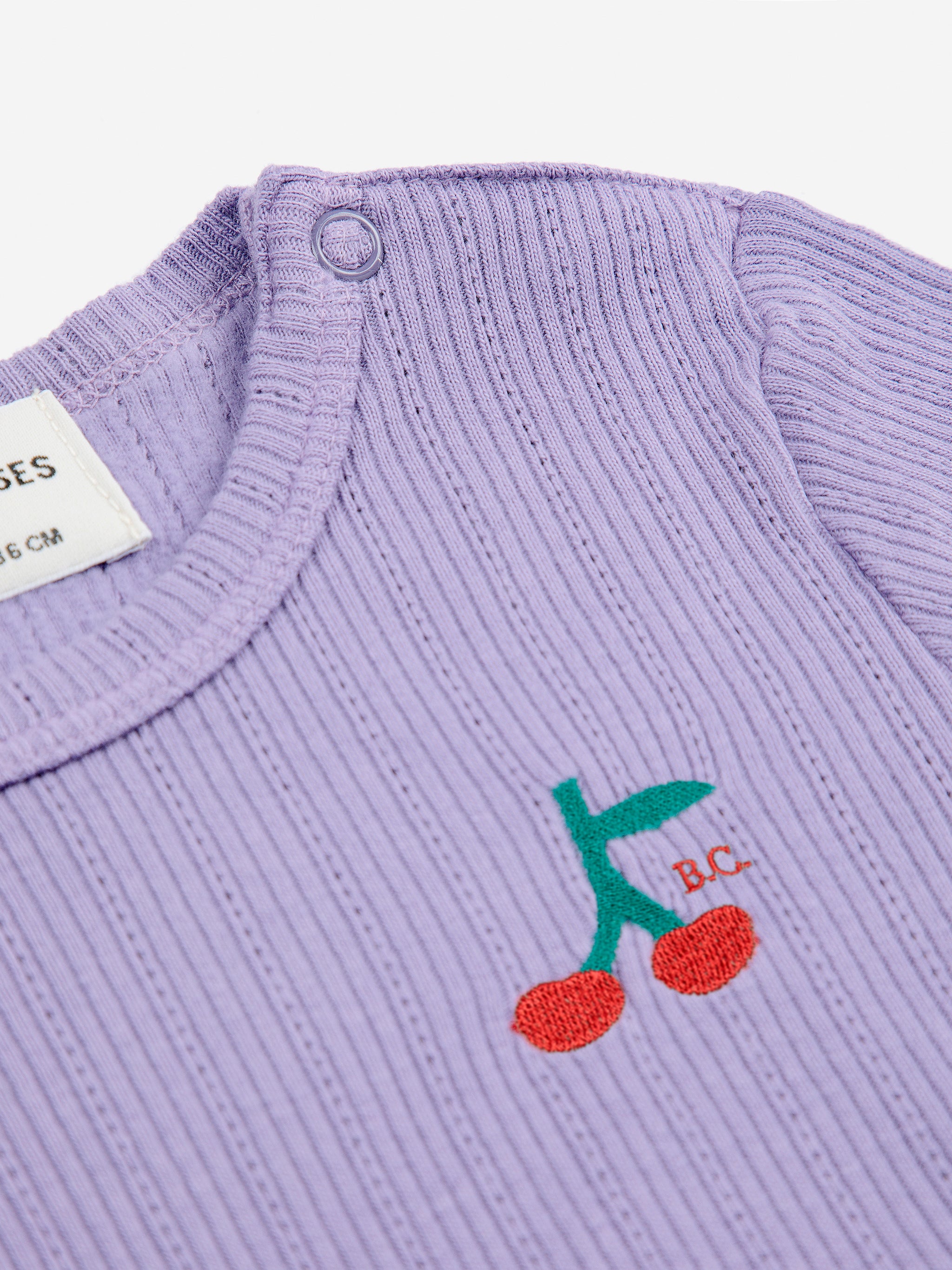 Bobo Choses - T-Shirt Moulant à Manches longues Cerise (Bébé)