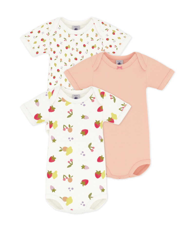 Petit Bateau - Set of 3 Fruit-Themed Diaper Covers