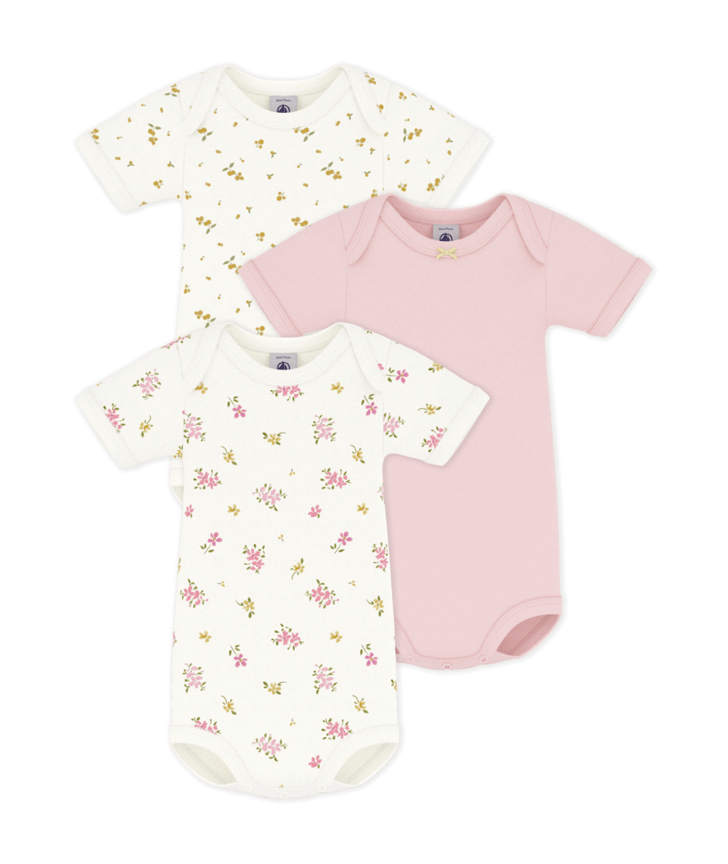 Petit Bateau - Set of 3 Floral Diaper Covers