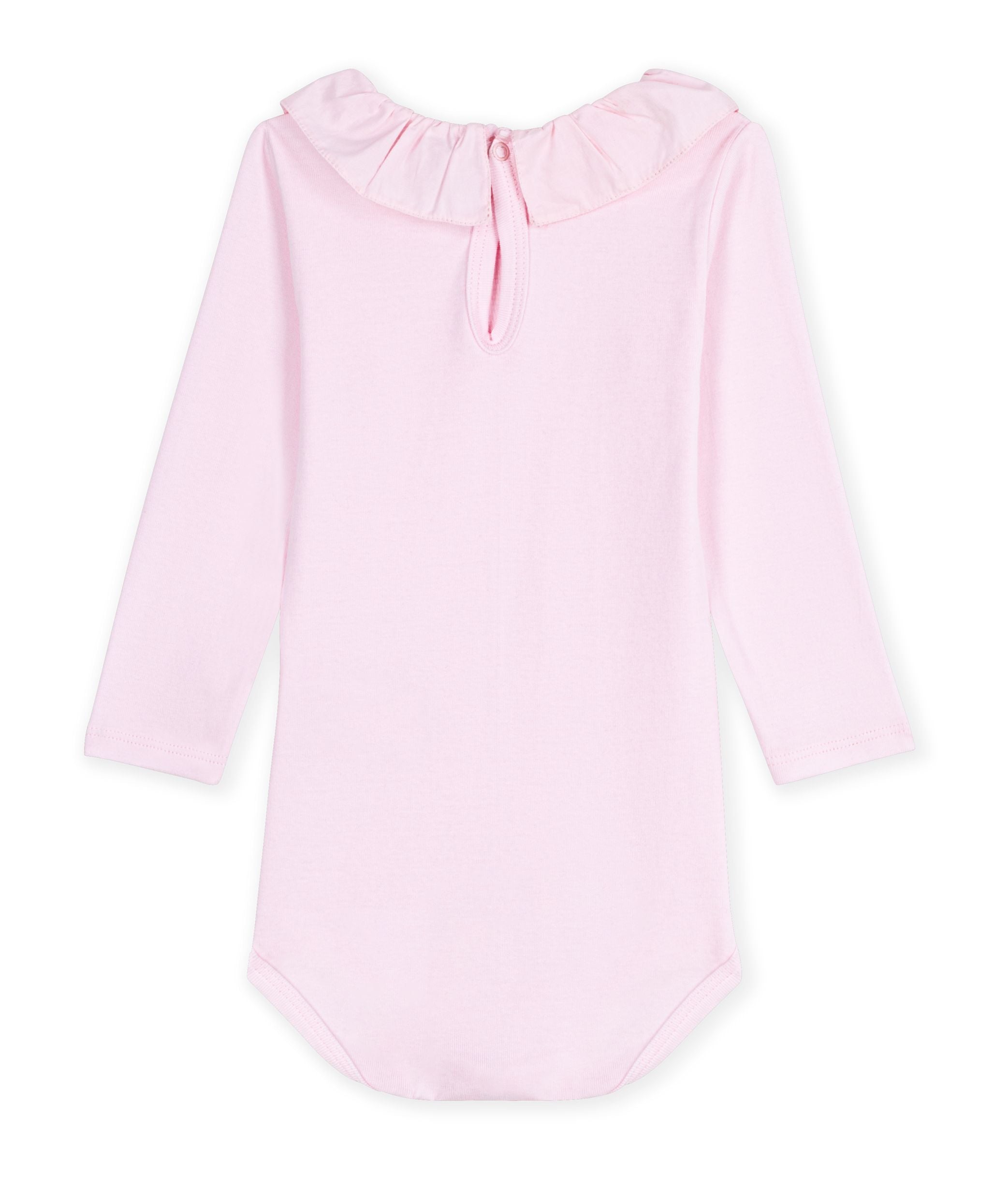 Petit Bateau - Body bébé en coton uni à col