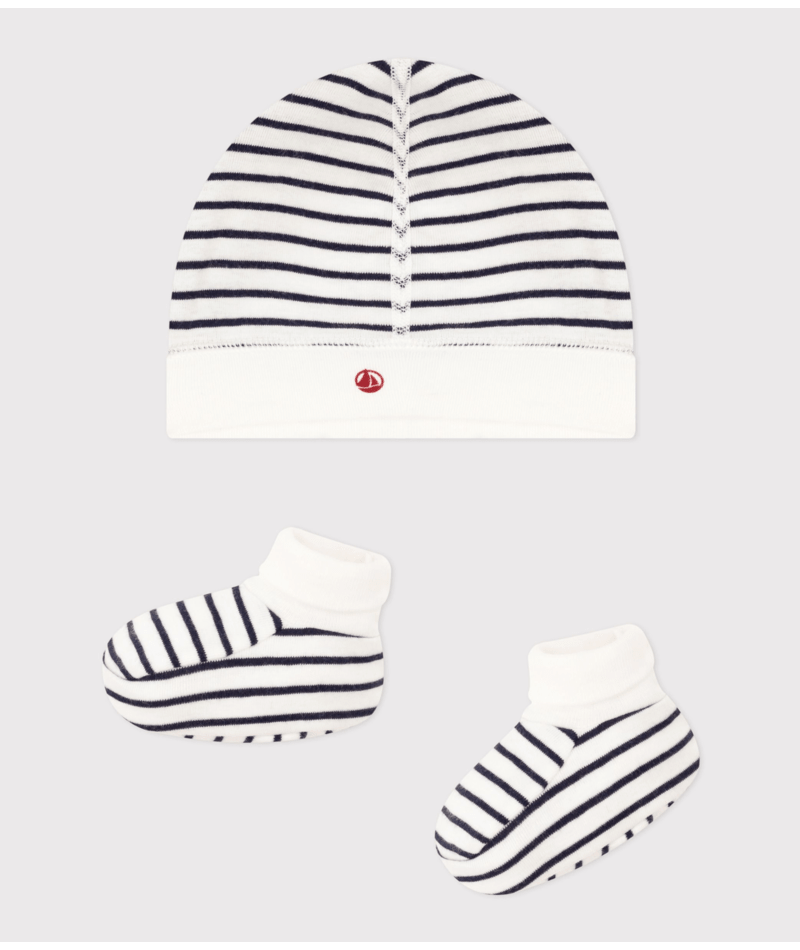 Petit Bateau - Lot Bonnet Chaussons