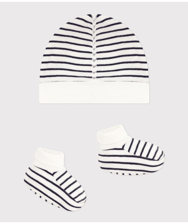 Petit Bateau - Lot Bonnet Chaussons