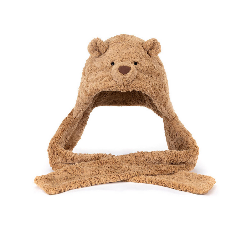 Jellycat - Bonnet à écharpe Ourson Bartholomew