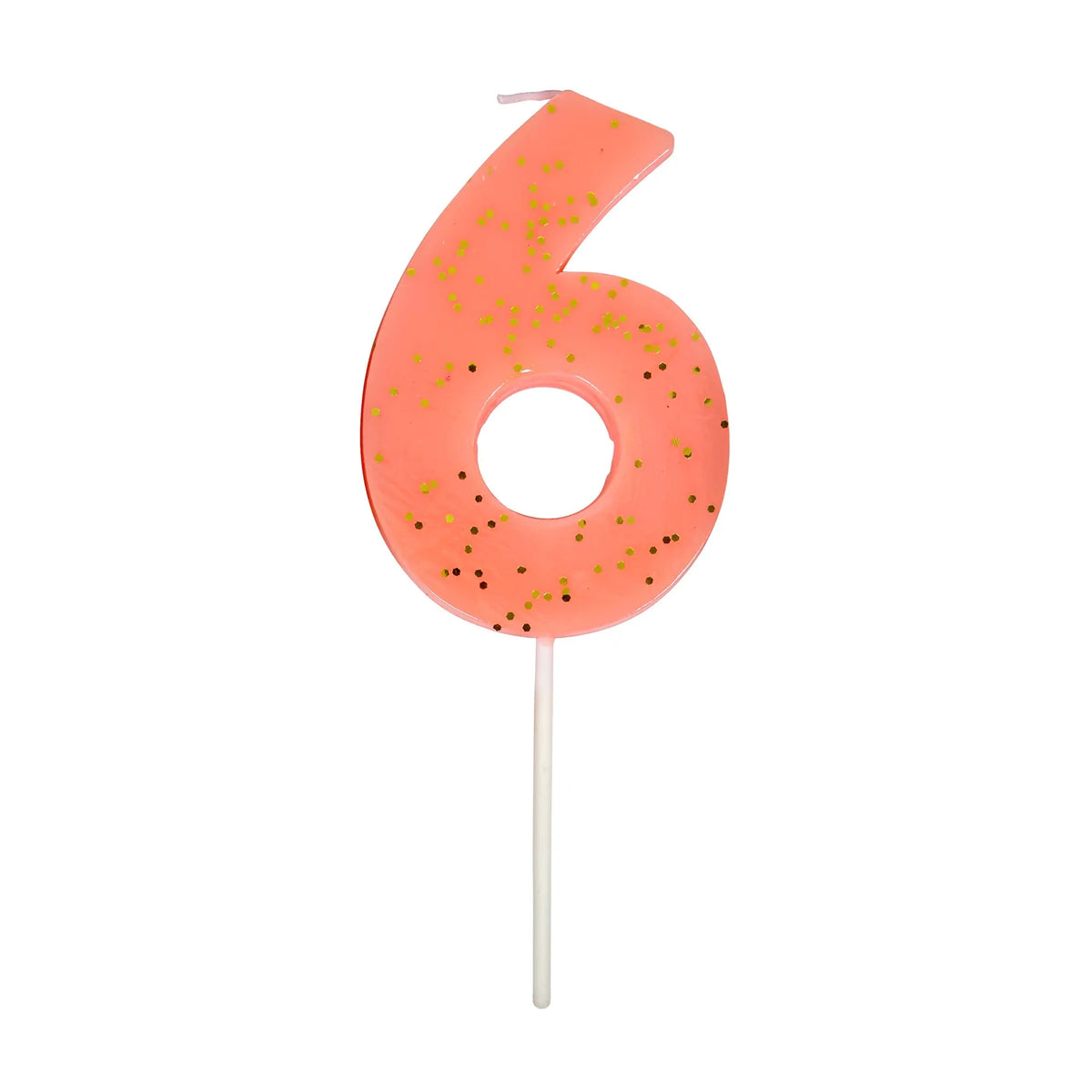 Meri Meri - Number 6 Birthday Candle
