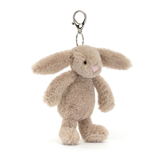 Jellycat - Breloque Lapin Beige Bashful
