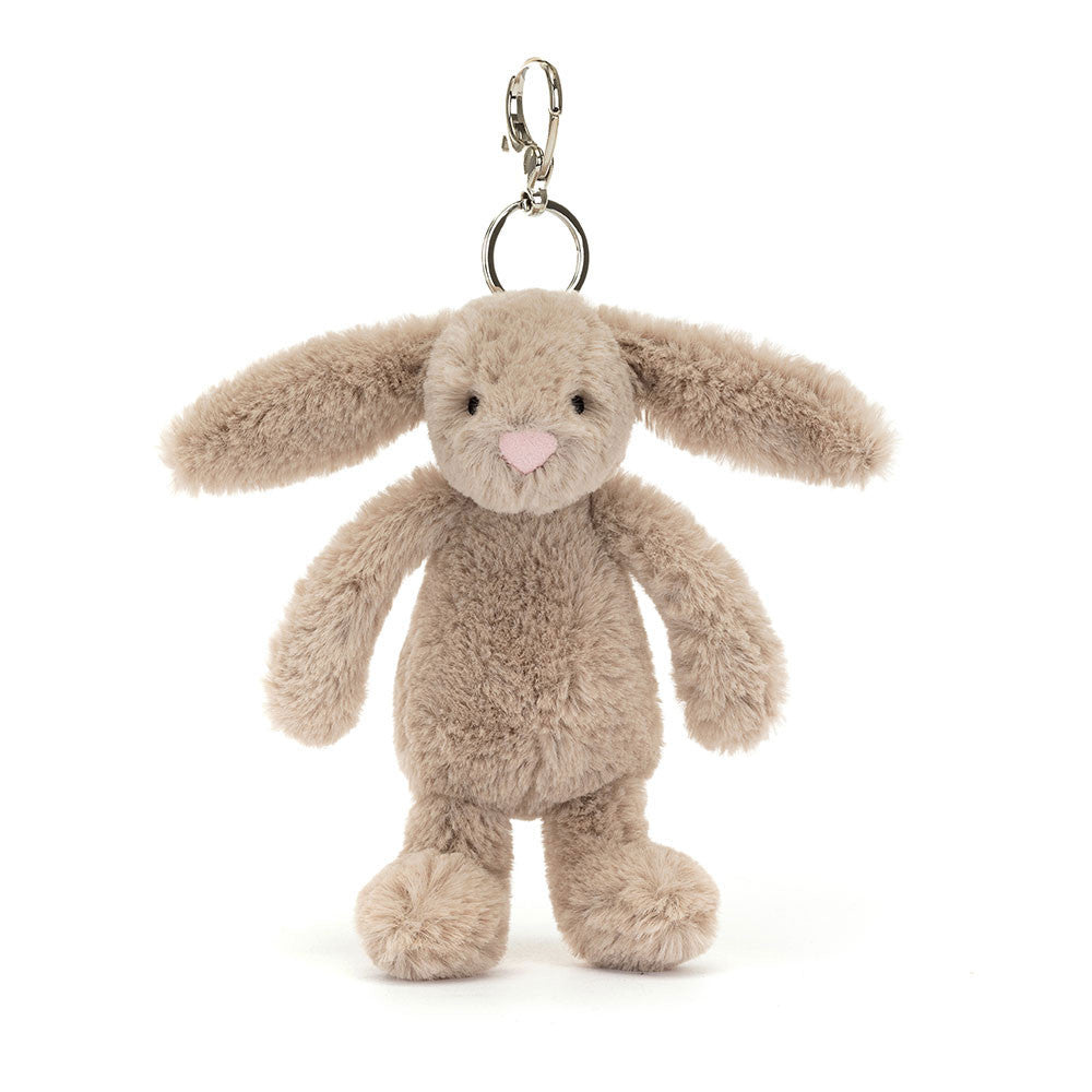 Jellycat - Breloque Lapin Beige Bashful
